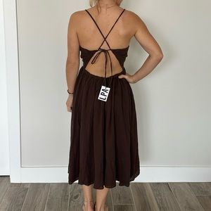 LPA brown summer dress